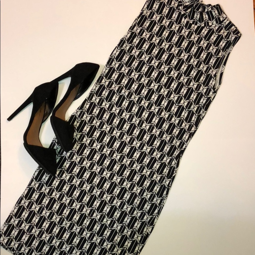 Black and white dress